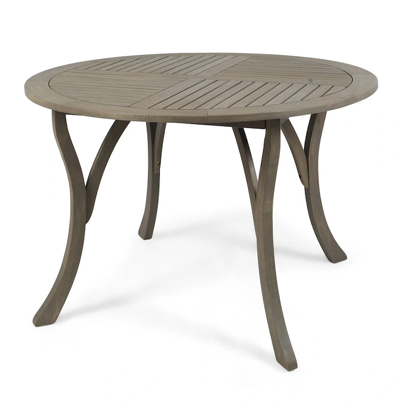 Ensemble de salle à manger Baldwin 5 pièces en bois d'acacia et osier par Christopher Knight Home