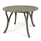 Ensemble de salle à manger Baldwin 5 pièces en bois d'acacia et osier par Christopher Knight Home