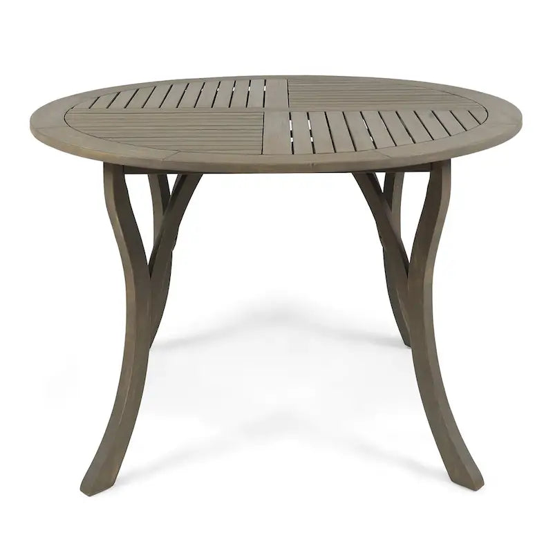 Ensemble de salle à manger Baldwin 5 pièces en bois d'acacia et osier par Christopher Knight Home