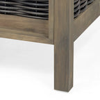 Ensemble de conversation d'extérieur Linwood 4 pièces en bois d'acacia par Christopher Knight Home