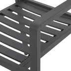 Ensemble de salle à manger d'extérieur moderne 6 places en aluminium Pabara avec table extensible par Christopher Knight Home