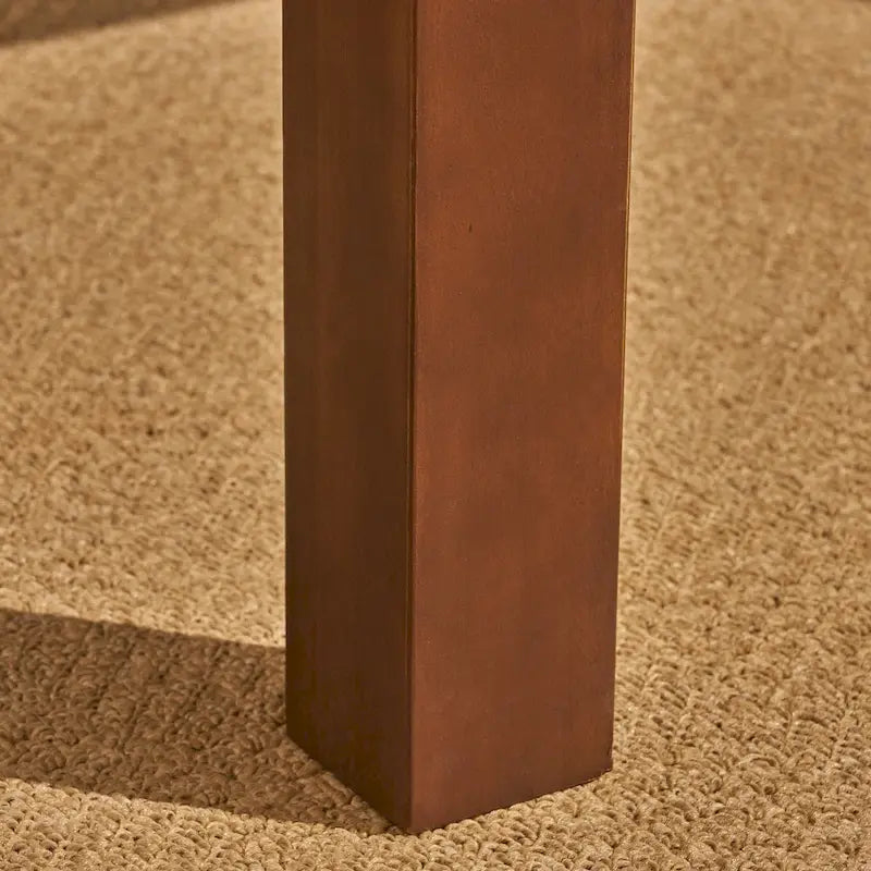 Ensemble de salle à manger 7 pièces en bois d'acacia rustique d'extérieur Magnolia par Christopher Knight Home
