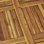 Ensemble de conversation extérieur 5 pièces Hampton Wicker/bois d'acacia par Christopher Knight Home