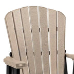 Planeur double de la gamme OS Home and Office Model avec table centrale, coloris Weatherwood avec base noire