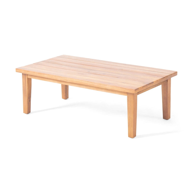 Ensemble de conversation à table basse 4 places Isla Outdoor par Christopher Knight Home