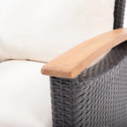 Ensemble de conversation à table basse 4 places Isla Outdoor par Christopher Knight Home