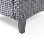 Ensemble de conversation à table basse 4 places Isla Outdoor par Christopher Knight Home