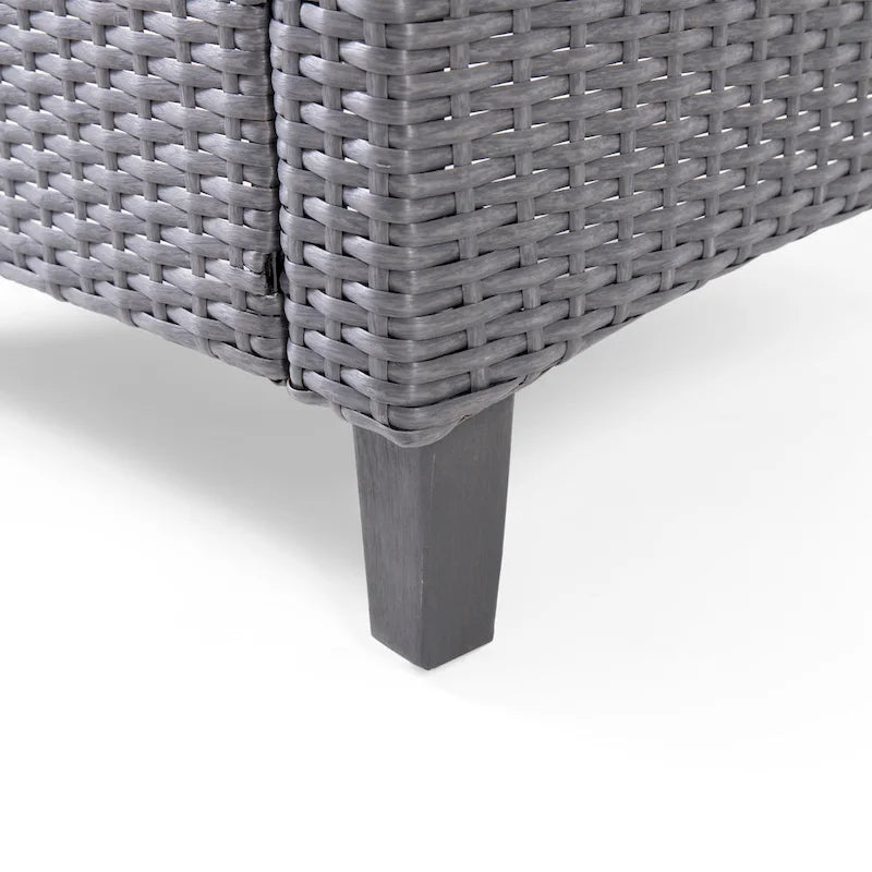 Ensemble de conversation à table basse 4 places Isla Outdoor par Christopher Knight Home