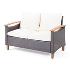 Ensemble de conversation à table basse 4 places Isla Outdoor par Christopher Knight Home