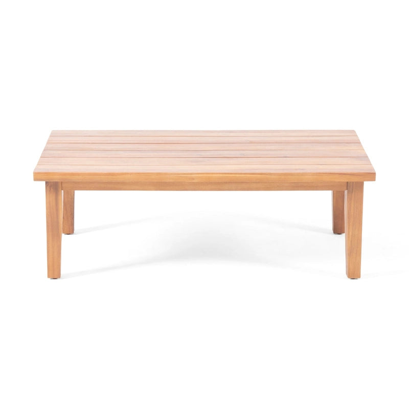 Ensemble de conversation à table basse 4 places Isla Outdoor par Christopher Knight Home