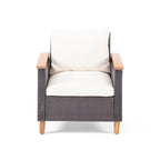 Ensemble de conversation à table basse 4 places Isla Outdoor par Christopher Knight Home