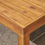 Ensemble de canapé d'angle 9 pièces en bois d'acacia Brava de Christopher Knight Home