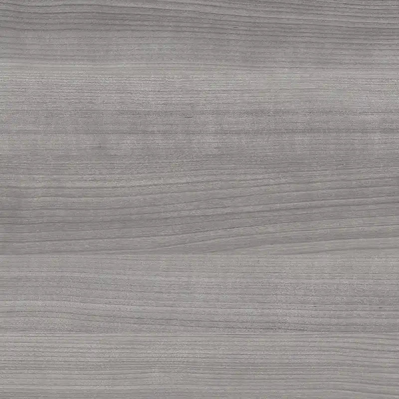 Classeur mobile Noyer Hickory/Gris/Blanc avec 2 tiroirs verrouillables et roulettes doubles