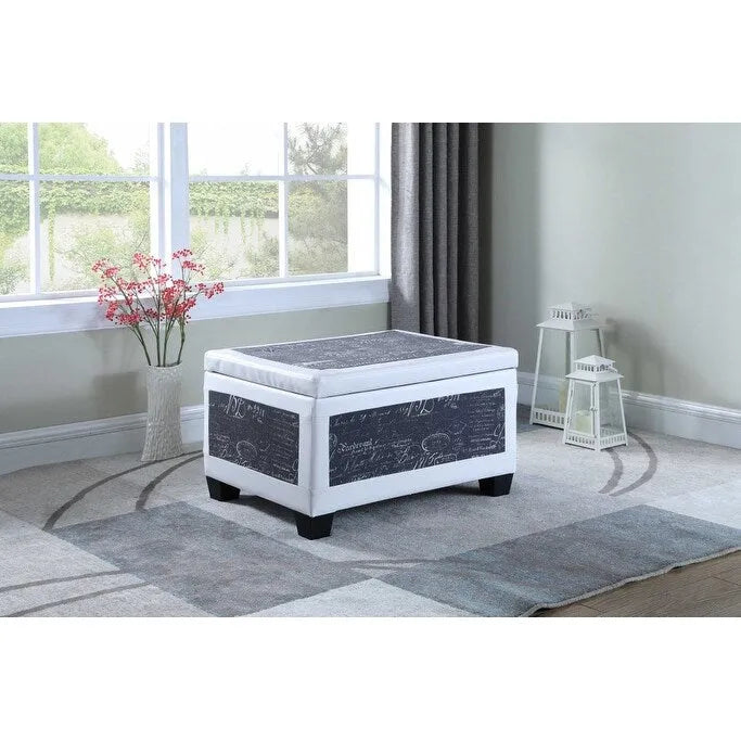Poufs de rangement à pieds en bois, motif écossais beige/gris/bleu/marron, ensemble de 3 pièces
