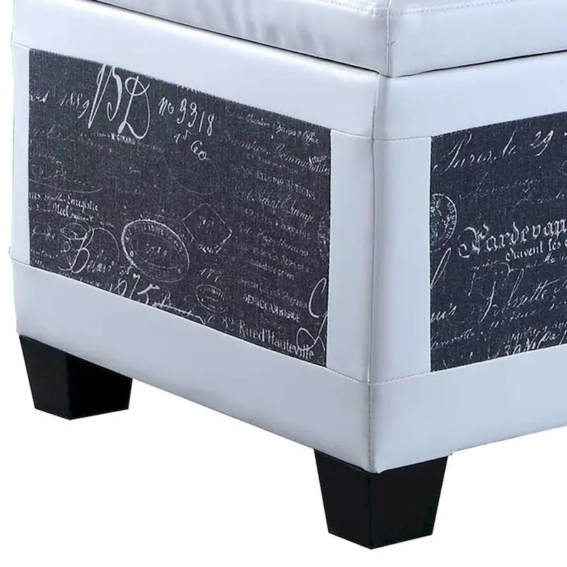 Poufs de rangement à pieds en bois, motif écossais beige/gris/bleu/marron, ensemble de 3 pièces