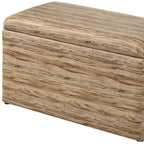 Poufs de rangement à pieds en bois, motif écossais beige/gris/bleu/marron, ensemble de 3 pièces