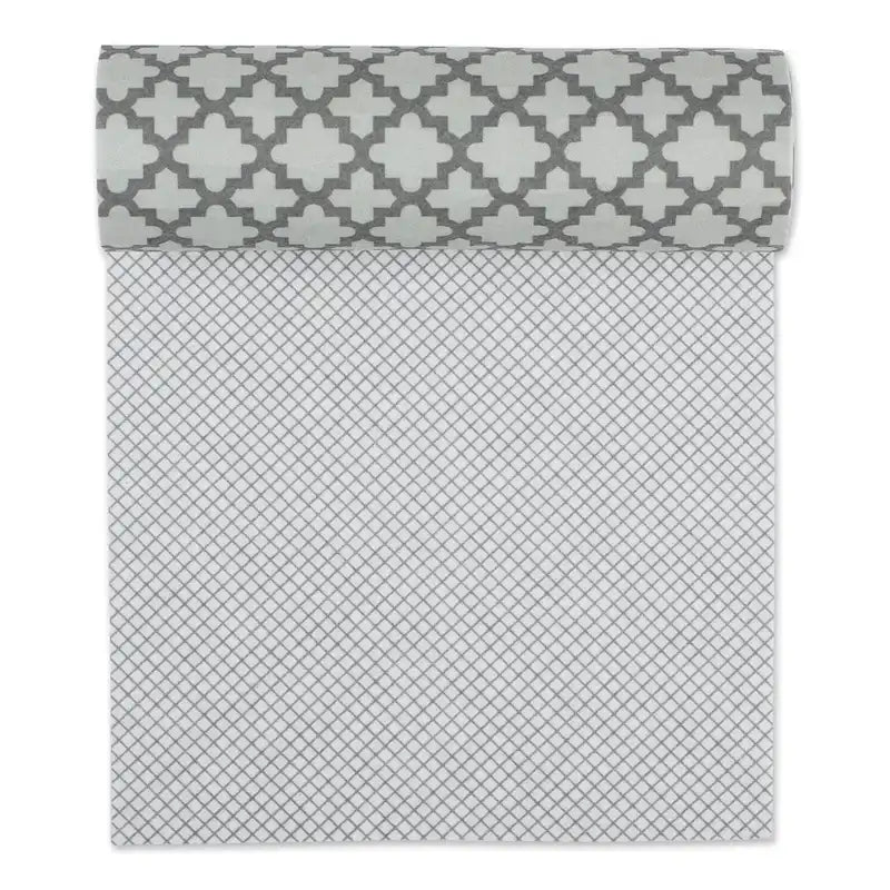 Ensemble de 2 doublures de tiroir/étagère multi-motifs – Treillis, Chevrons et Feuilles abstraites