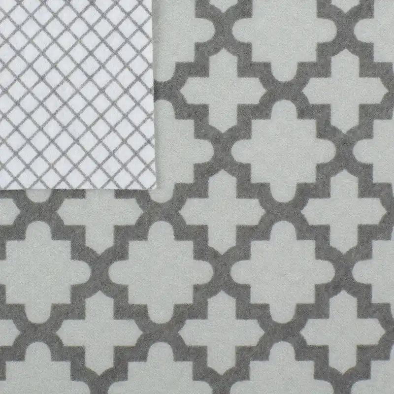 Ensemble de 2 doublures de tiroir/étagère multi-motifs – Treillis, Chevrons et Feuilles abstraites