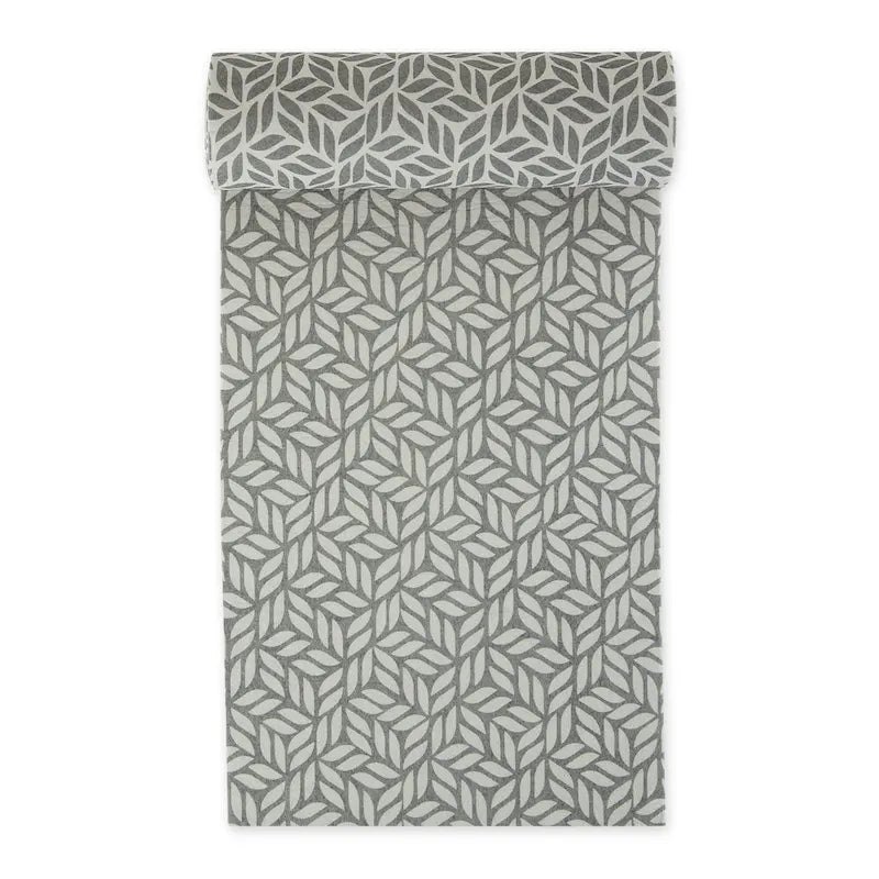 Ensemble de 2 doublures de tiroir/étagère multi-motifs – Treillis, Chevrons et Feuilles abstraites