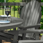 Ensemble repas de jardin 5 pièces Hamilton, hauteur comptoir - Table ronde de 48 po