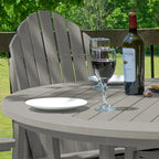 Ensemble repas de jardin 5 pièces Hamilton, hauteur comptoir - Table ronde de 48 po