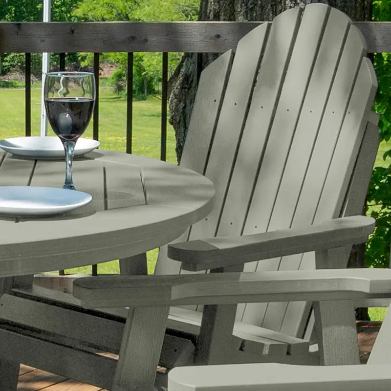 Ensemble repas de jardin 5 pièces Hamilton, hauteur comptoir - Table ronde de 48 po