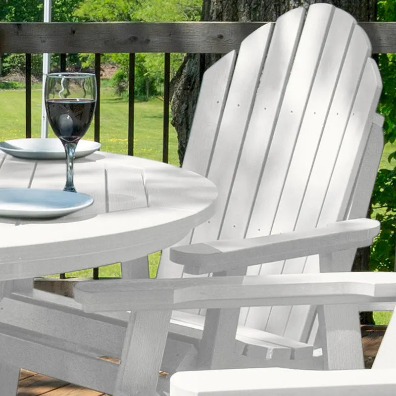 Ensemble repas de jardin 5 pièces Hamilton, hauteur comptoir - Table ronde de 48 po