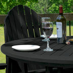 Ensemble repas de jardin 5 pièces Hamilton, hauteur comptoir - Table ronde de 48 po