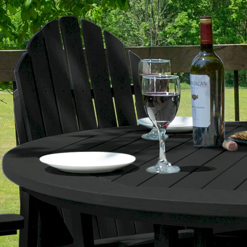 Ensemble repas de jardin 5 pièces Hamilton, hauteur comptoir - Table ronde de 48 po