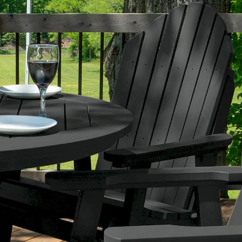 Ensemble repas de jardin 5 pièces Hamilton, hauteur comptoir - Table ronde de 48 po