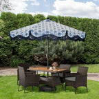Teamson Home - Ensemble de salle à manger d'extérieur 5 pièces en rotin marron - 119,4L x 70,1l x 73,7H