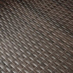 Teamson Home - Ensemble de salle à manger d'extérieur 5 pièces en rotin marron - 119,4L x 70,1l x 73,7H