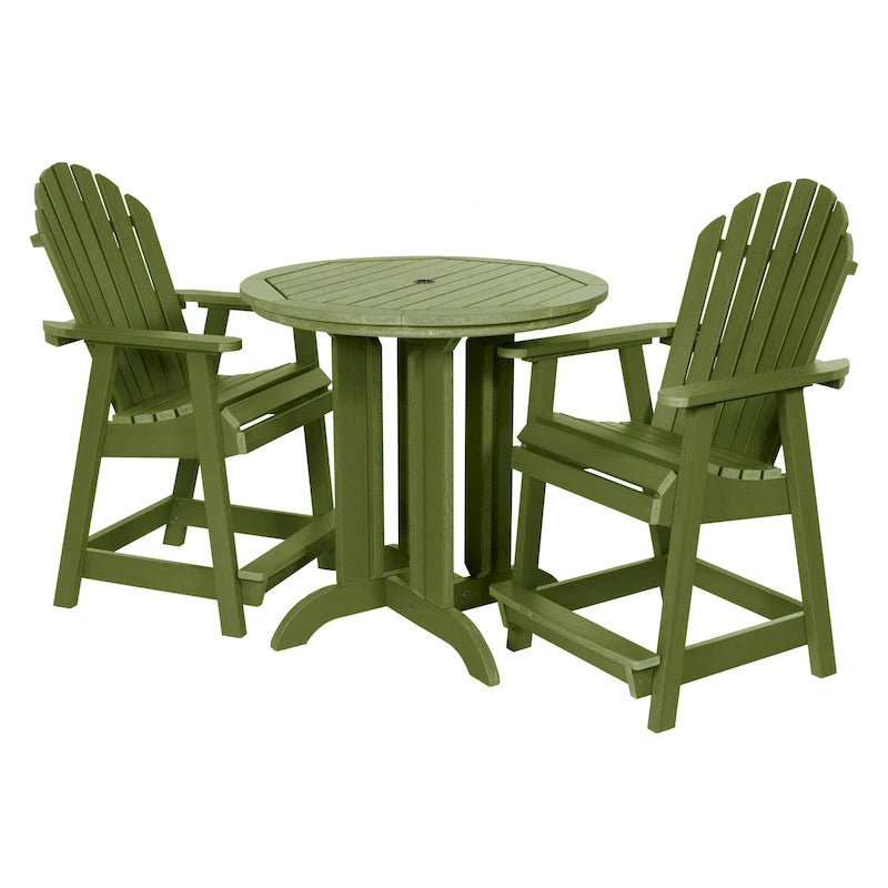 Ensemble de salle à manger 3 pièces Adirondack 36 de hauteur comptoir Highwood Commercial