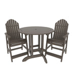 Ensemble de salle à manger 3 pièces Adirondack 36 de hauteur comptoir Highwood Commercial
