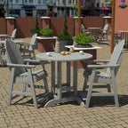 Ensemble de salle à manger 3 pièces Adirondack 36 de hauteur comptoir Highwood Commercial