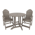 Ensemble de salle à manger 3 pièces Adirondack 36 de hauteur comptoir Highwood Commercial