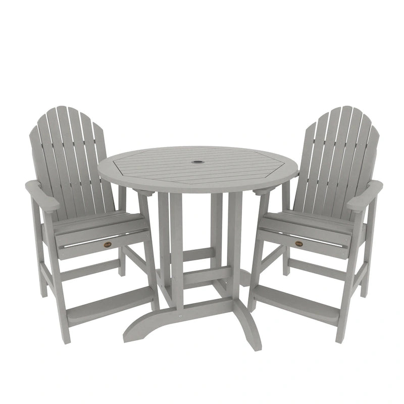 Ensemble de salle à manger 3 pièces Adirondack 36 de hauteur comptoir Highwood Commercial