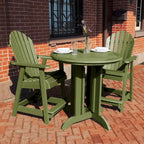 Ensemble de salle à manger 3 pièces Adirondack 36 de hauteur comptoir Highwood Commercial
