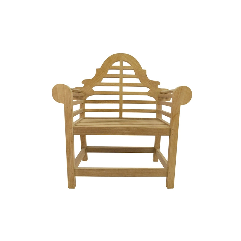 Chaise de salle à manger d'extérieur en teck Marlborough - N/A