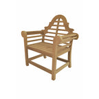 Chaise de salle à manger d'extérieur en teck Marlborough - N/A