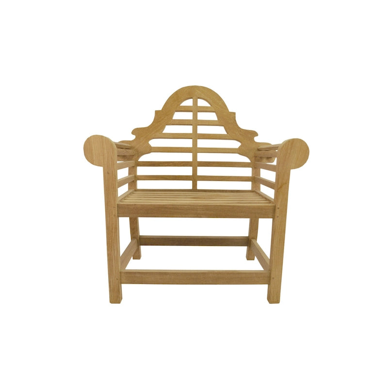 Chaise de salle à manger d'extérieur en teck Marlborough - N/A