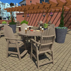 Ensemble de salle à manger 5 pièces Muskoka Adirondack hauteur comptoir 48 de qualité commerciale Highwood