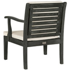 SAFAVIEH Ensemble de patio 4 pièces Kaia en bois d'acacia d'extérieur - 39Wx24Dx14H