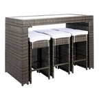 SAFAVIEH Yahaira Ensemble de salle à manger d'extérieur 7 pièces - 59x28x42H po