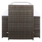 SAFAVIEH Yahaira Ensemble de salle à manger d'extérieur 7 pièces - 59x28x42H po