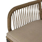 Ensemble de salle à manger 7 pièces en osier Fromberg avec coussin par Christopher Knight Home