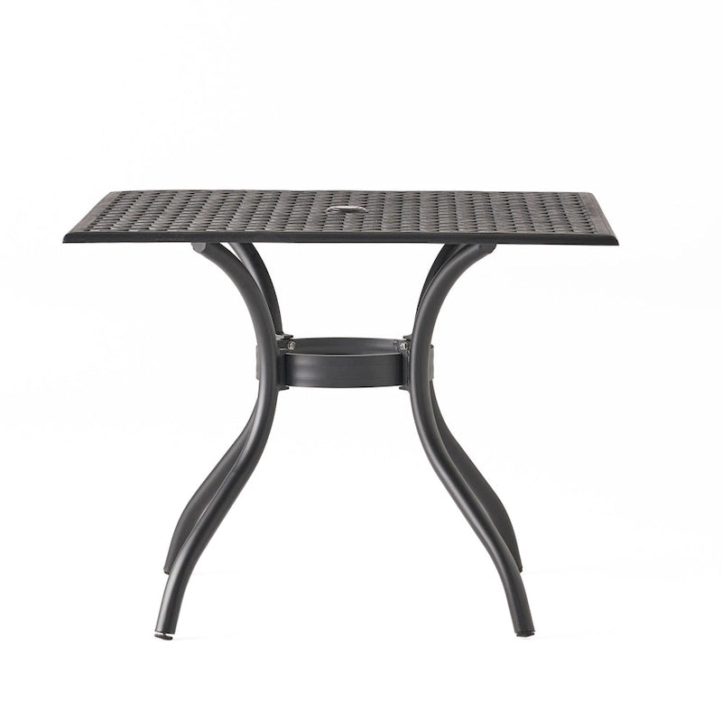 Ensemble de salle à manger extérieur 5 pièces en aluminium Cayman par Christopher Knight Home