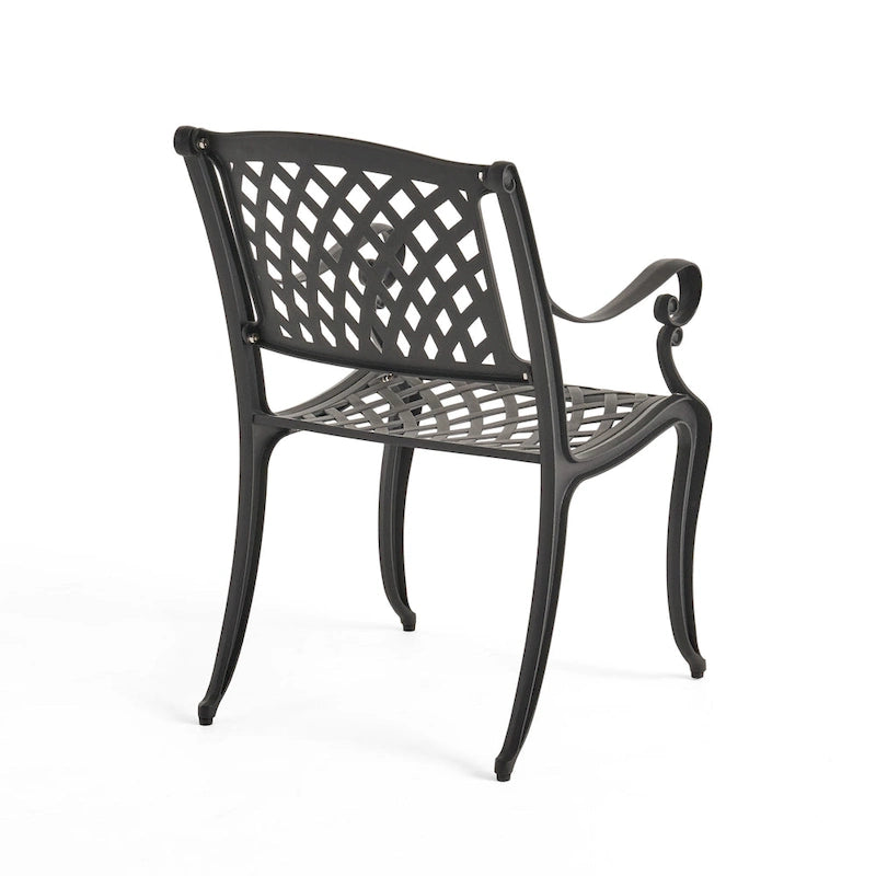Ensemble de salle à manger extérieur 5 pièces en aluminium Cayman par Christopher Knight Home
