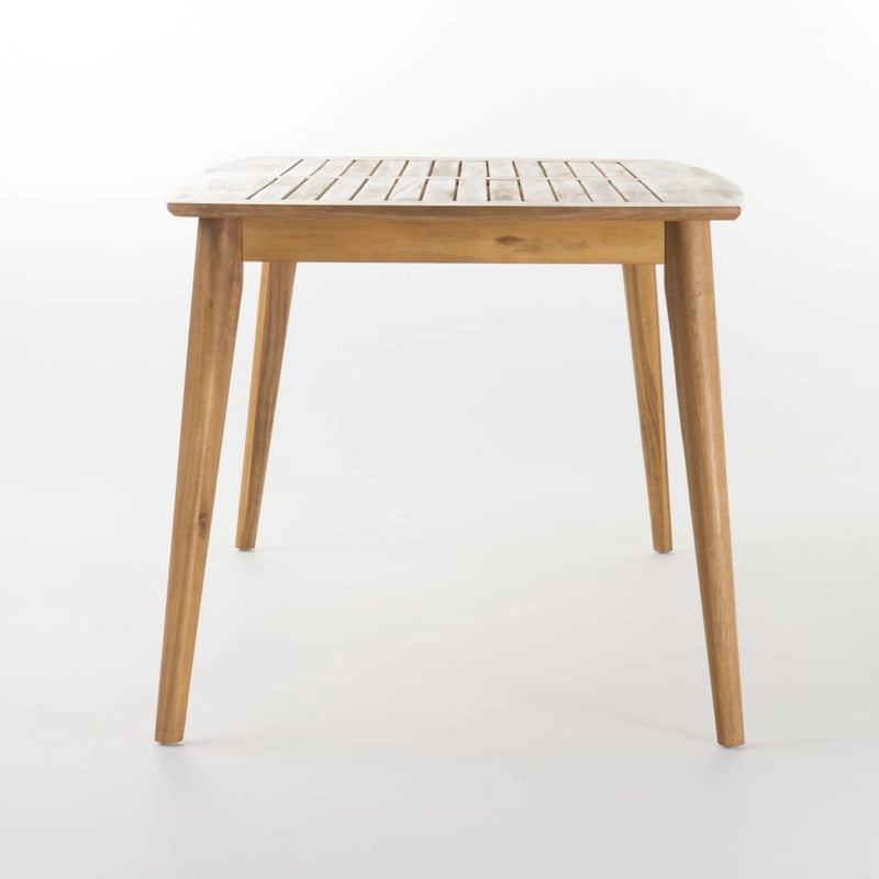 Ensemble de salle à manger rectangulaire 7 pièces en bois d'acacia Stamford par Christopher Knight Home