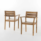 Ensemble de salle à manger rectangulaire 7 pièces en bois d'acacia Stamford par Christopher Knight Home